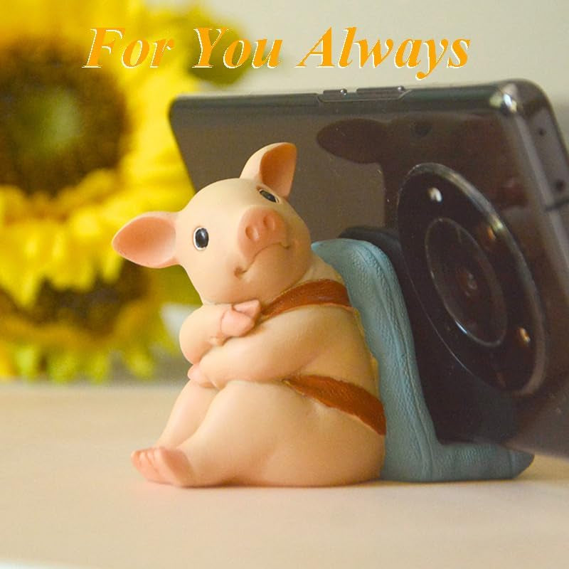 Miniature Fairy Garden Pig Figurine- Washing Hand before Meals