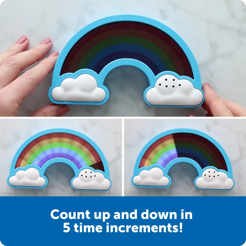 Rainbow Countdown Timer, Electronic Toddler Learning Toys, Kids Clock Ages 3+