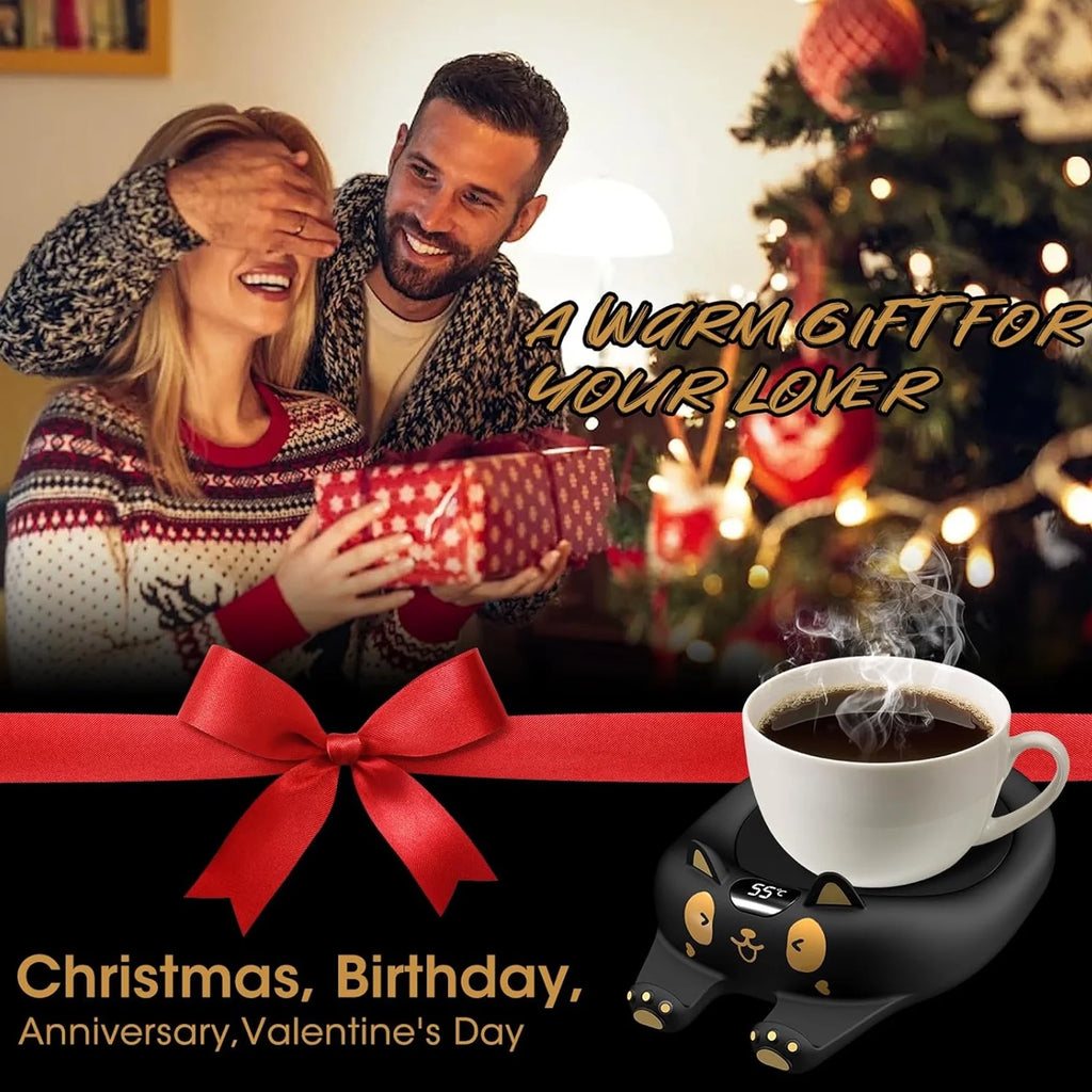 Mug Warmer,Coffee Warmer for Desk Candle Warmer Auto Shut Off,Coffee Cup Warmer with 3 Temp Settings,Electric Beverage Warmer Plate for Coffee,Tea,Water Milk and Cocoa