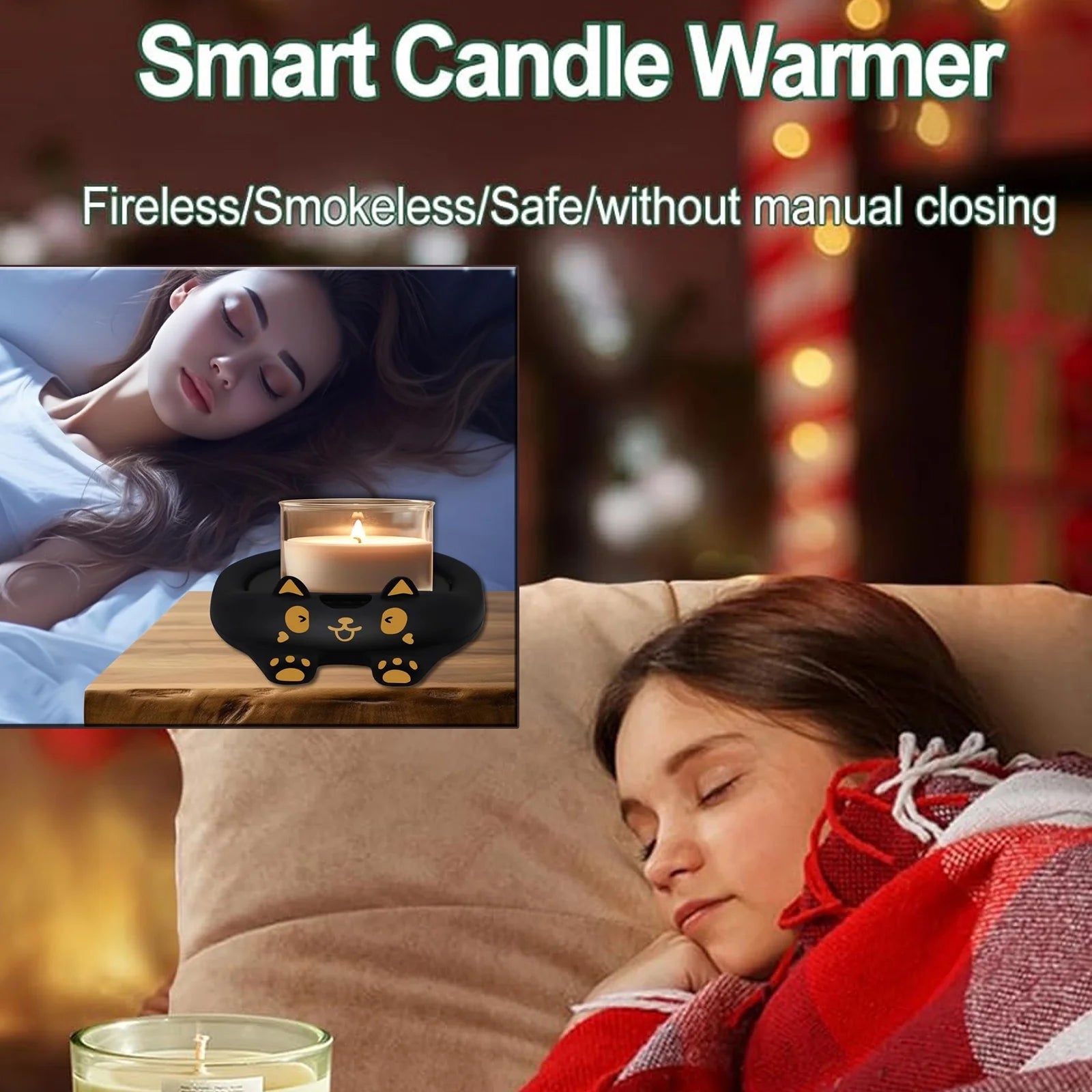 Mug Warmer,Coffee Warmer for Desk Candle Warmer Auto Shut Off,Coffee Cup Warmer with 3 Temp Settings,Electric Beverage Warmer Plate for Coffee,Tea,Water Milk and Cocoa