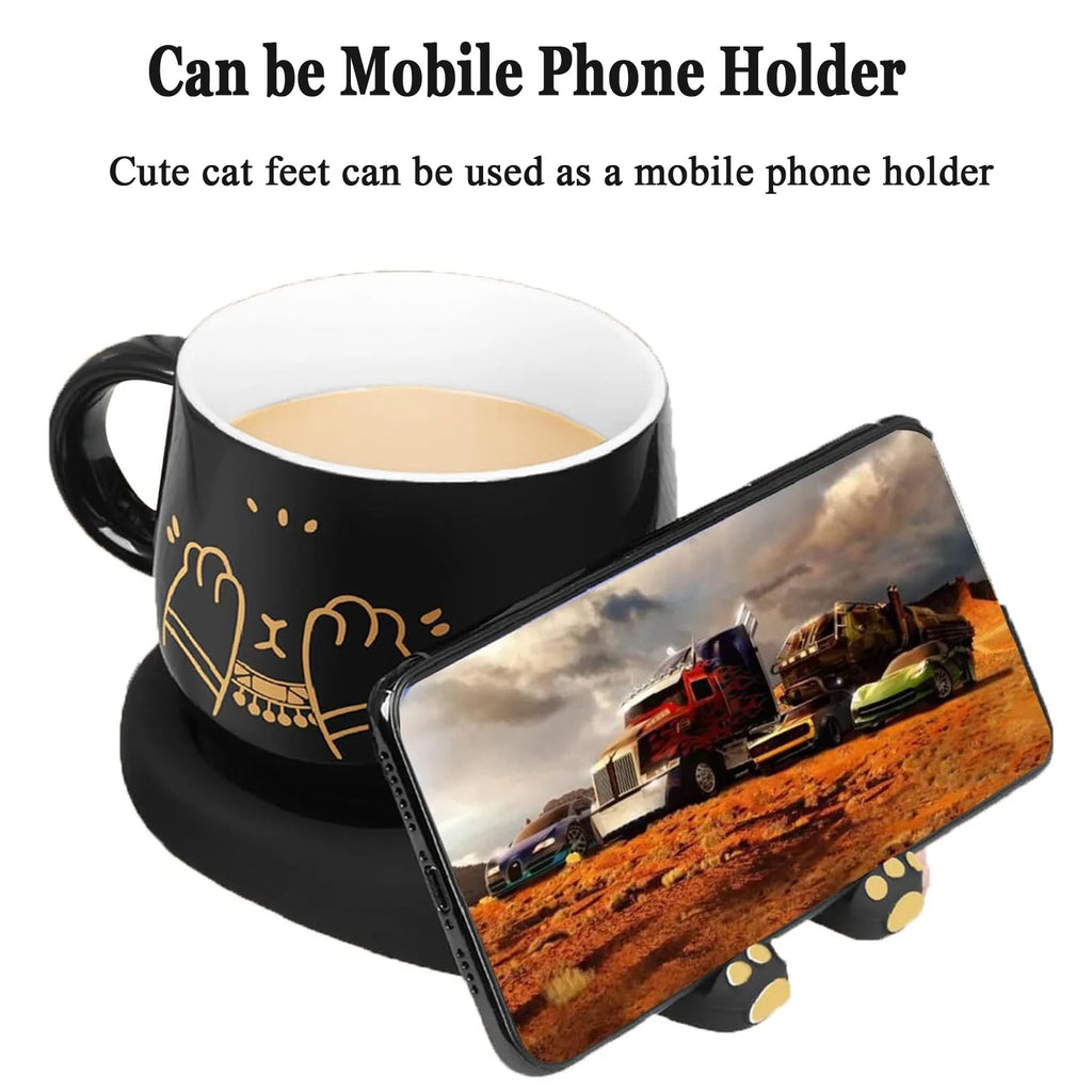 Mug Warmer,Coffee Warmer for Desk Candle Warmer Auto Shut Off,Coffee Cup Warmer with 3 Temp Settings,Electric Beverage Warmer Plate for Coffee,Tea,Water Milk and Cocoa