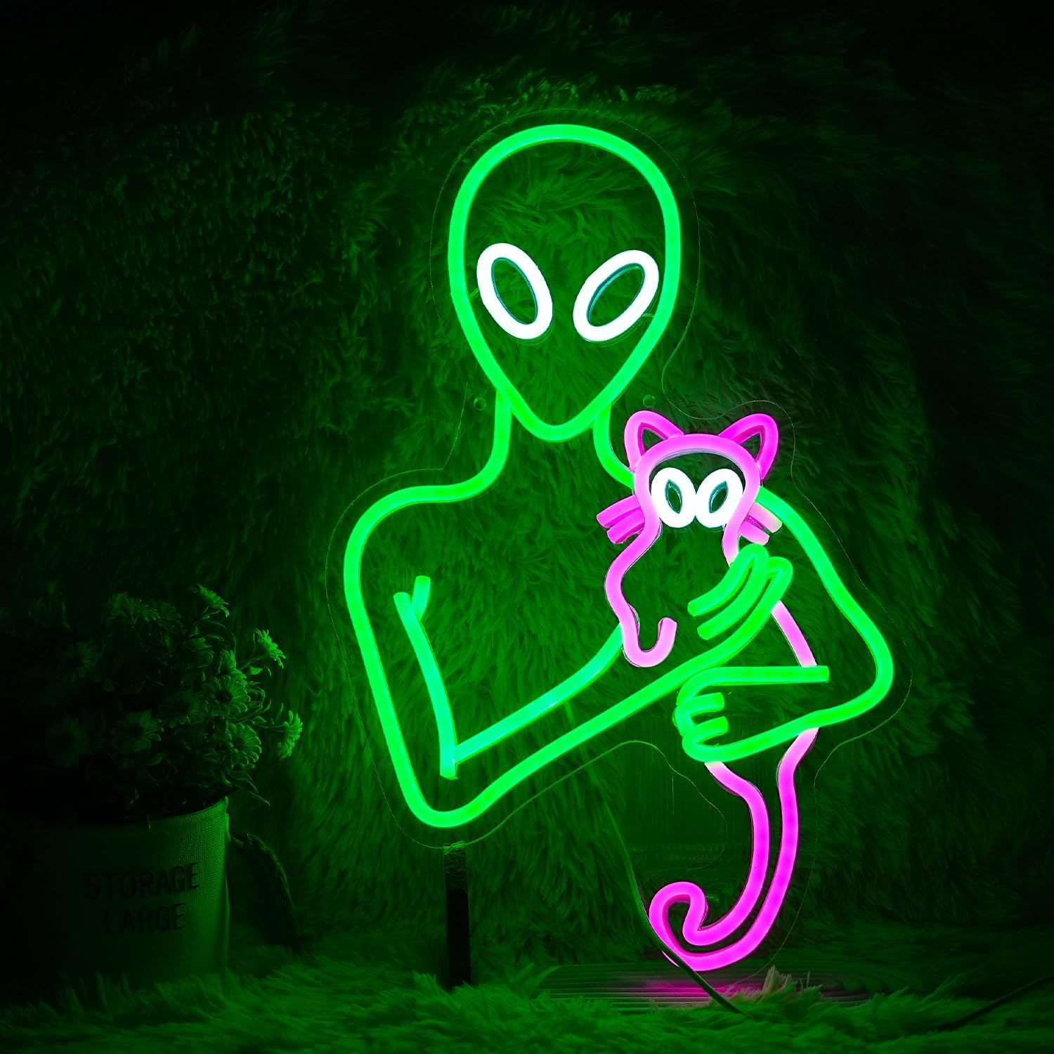 👽 Alien Neon Word Sign™